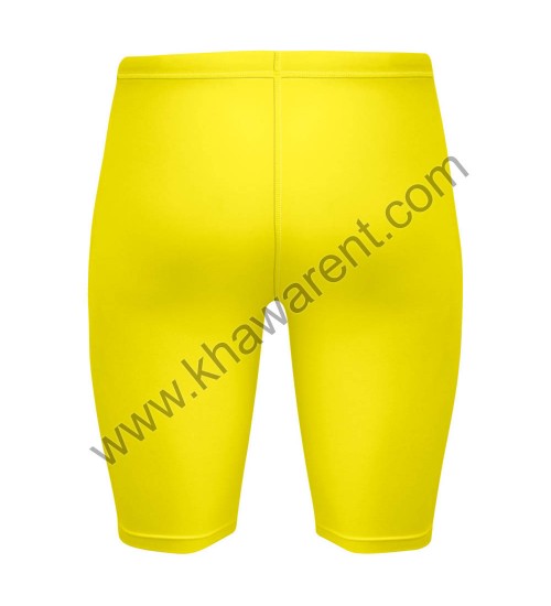 Yellow Compression Shorts